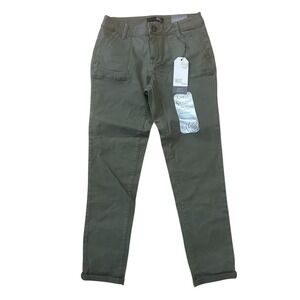 1822 Denim NWT Cargo Jeans Army Green, Ankle, Skinny, SZ 4